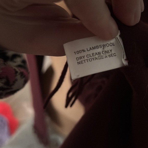 Moschino scarf Swarovski rhinestone crystal diamonds wine red Burgundy purple - Picture 7 of 7